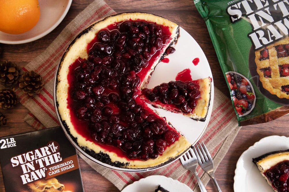 Cranberry Mascarpone Cheesecake