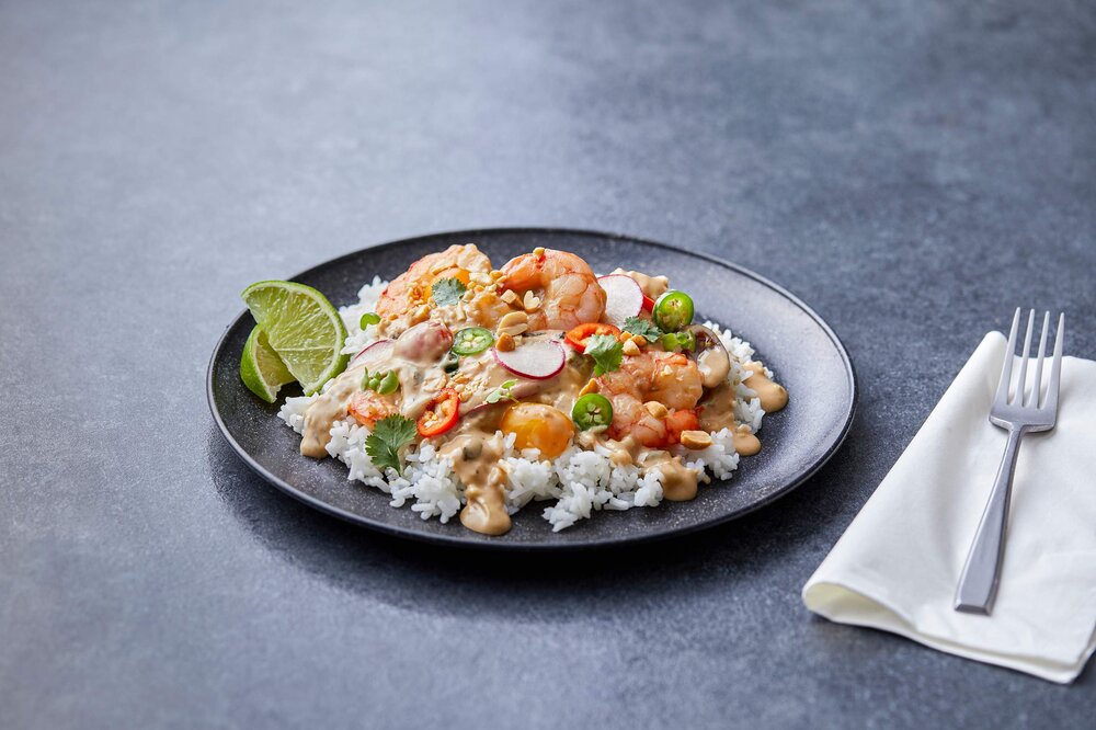 Thai Peanut Shrimp