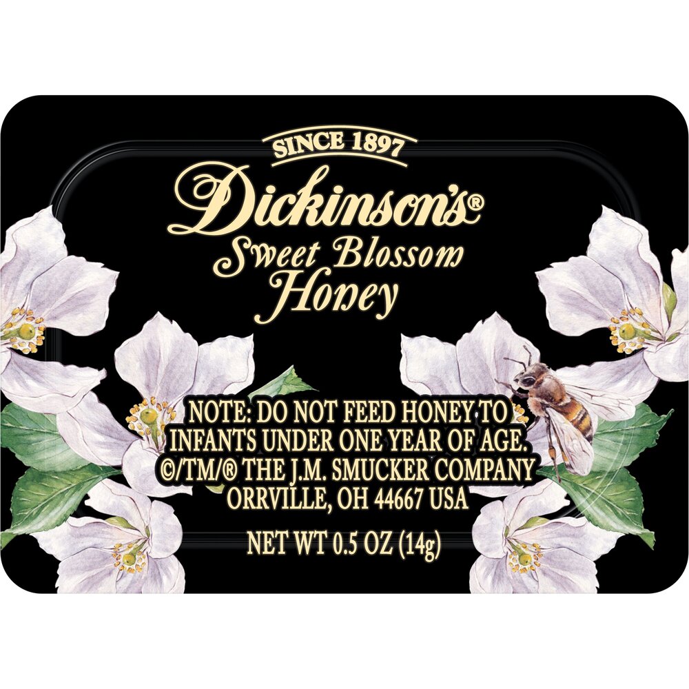 Dickinson's .5 Ounce Honey Portion Control 200 Count Case