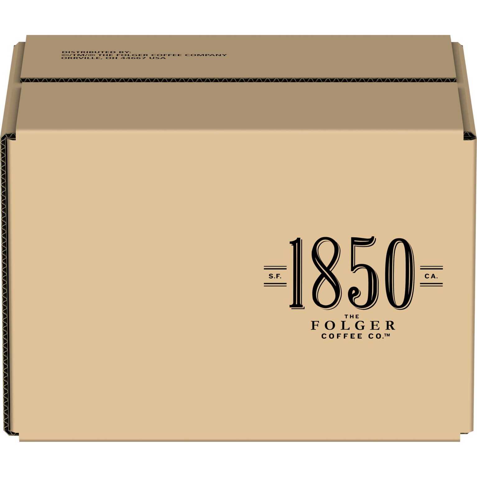 Folgers 1850 2.5 Ounce Decaffeinated Pioneer Blend 24 Count Case