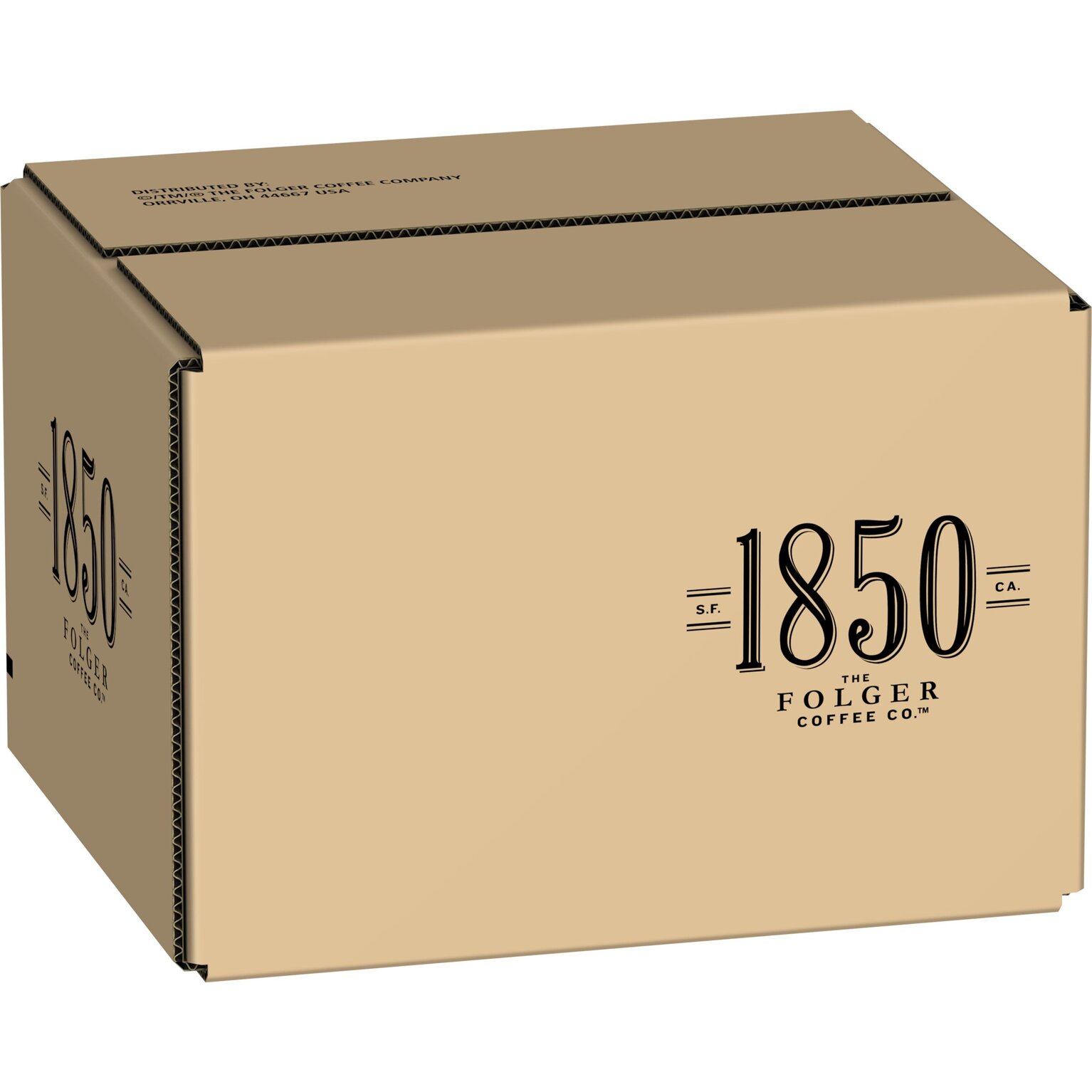 Folgers 1850 2.5 Ounce Decaffeinated Pioneer Blend 24 Count Case