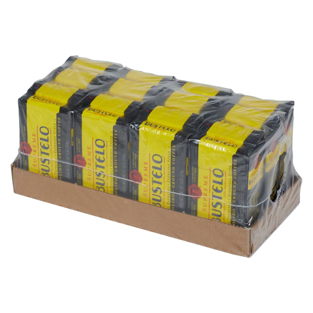 Café Bustelo 10 Ounce Supreme Brick 12 Count Case
