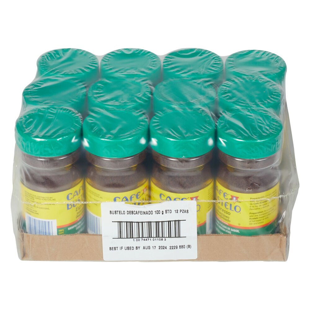 Café Bustelo 3.5 Ounce Decaffeinated Instant