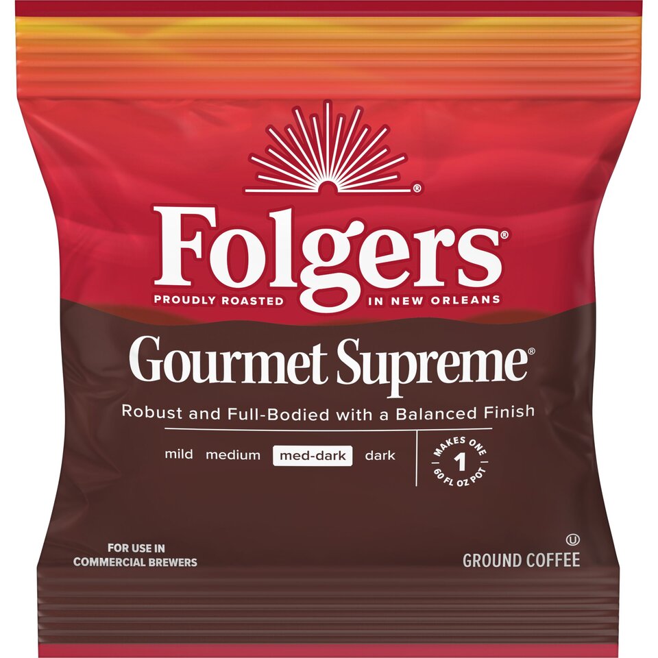 Folgers 1.75 Ounce Gourmet Supreme 100 Count