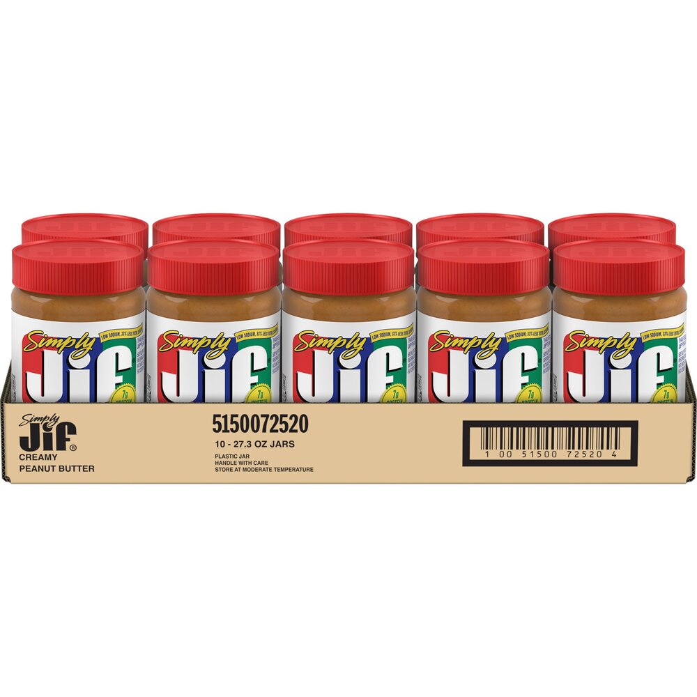 Jif 27.3 Ounce Simply Creamy Peanut Butter