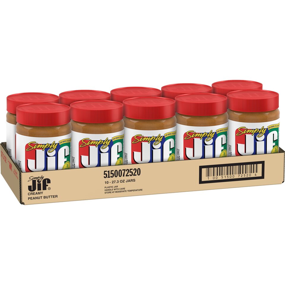 Jif 27.3 Ounce Simply Creamy Peanut Butter