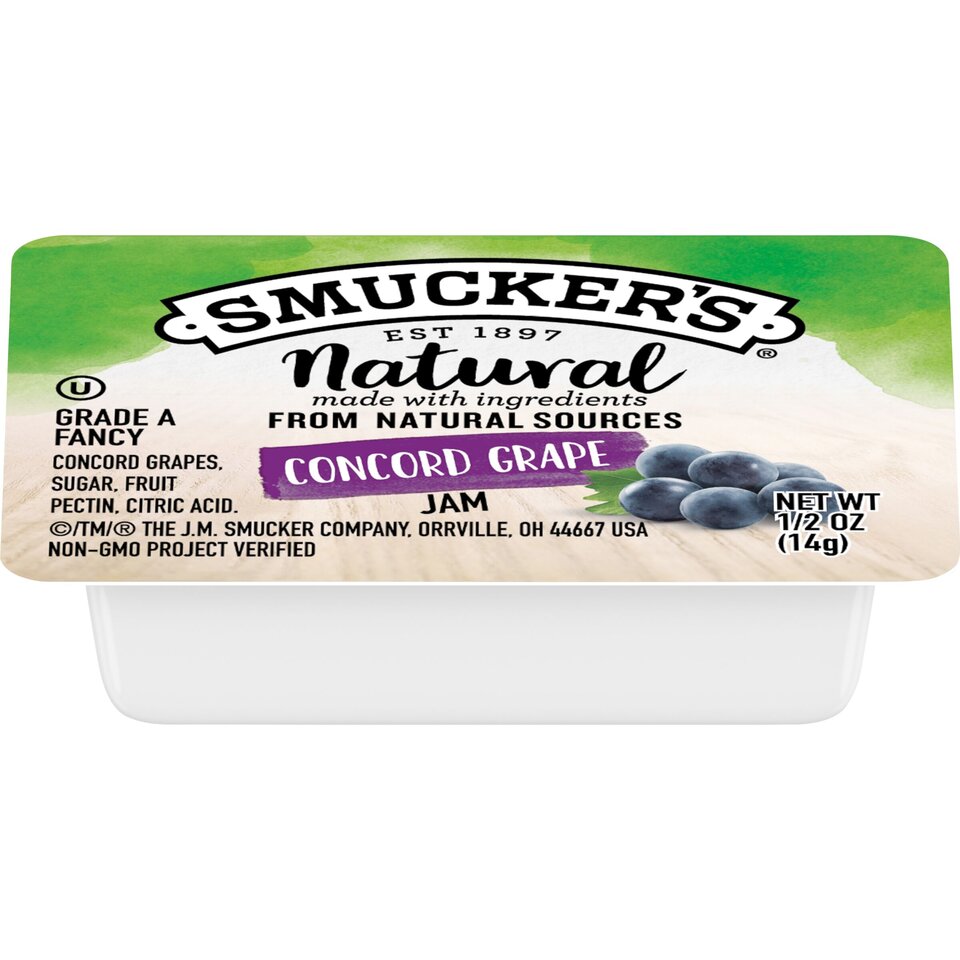 Smucker's 1/2 Ounce Natural Concord Grape Jam
