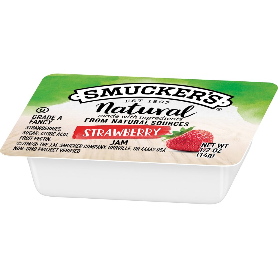 Smucker's 1/2 Oz Nat Strawberry Jam